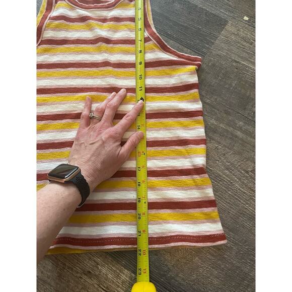 Madewell Westville Tank-top Striped Autumn women’s size Medium. - Picture 7 of 7